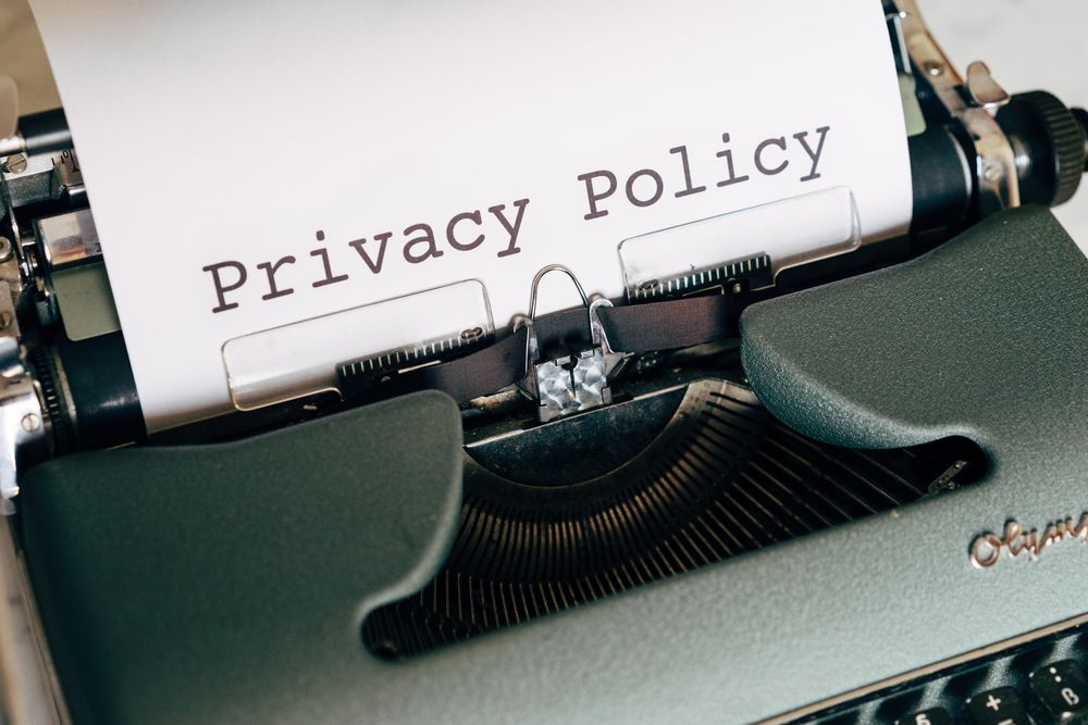 Digital privacy concept with lock and document icons