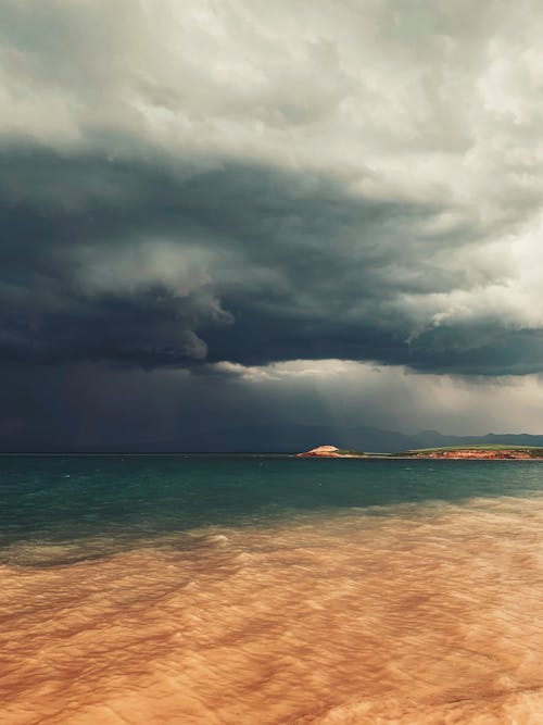 Cloudy Sky Over a Body of Water