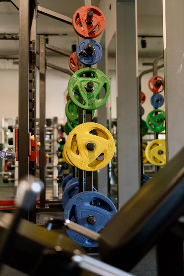 Exercise Equipment at a Gym