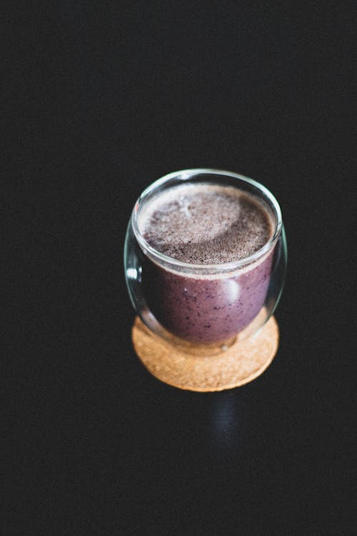 A Berry Smoothie in a Glass