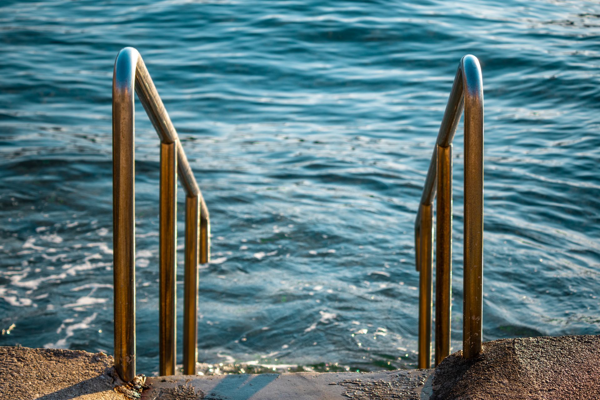 The Handrails of a Swimming Pool