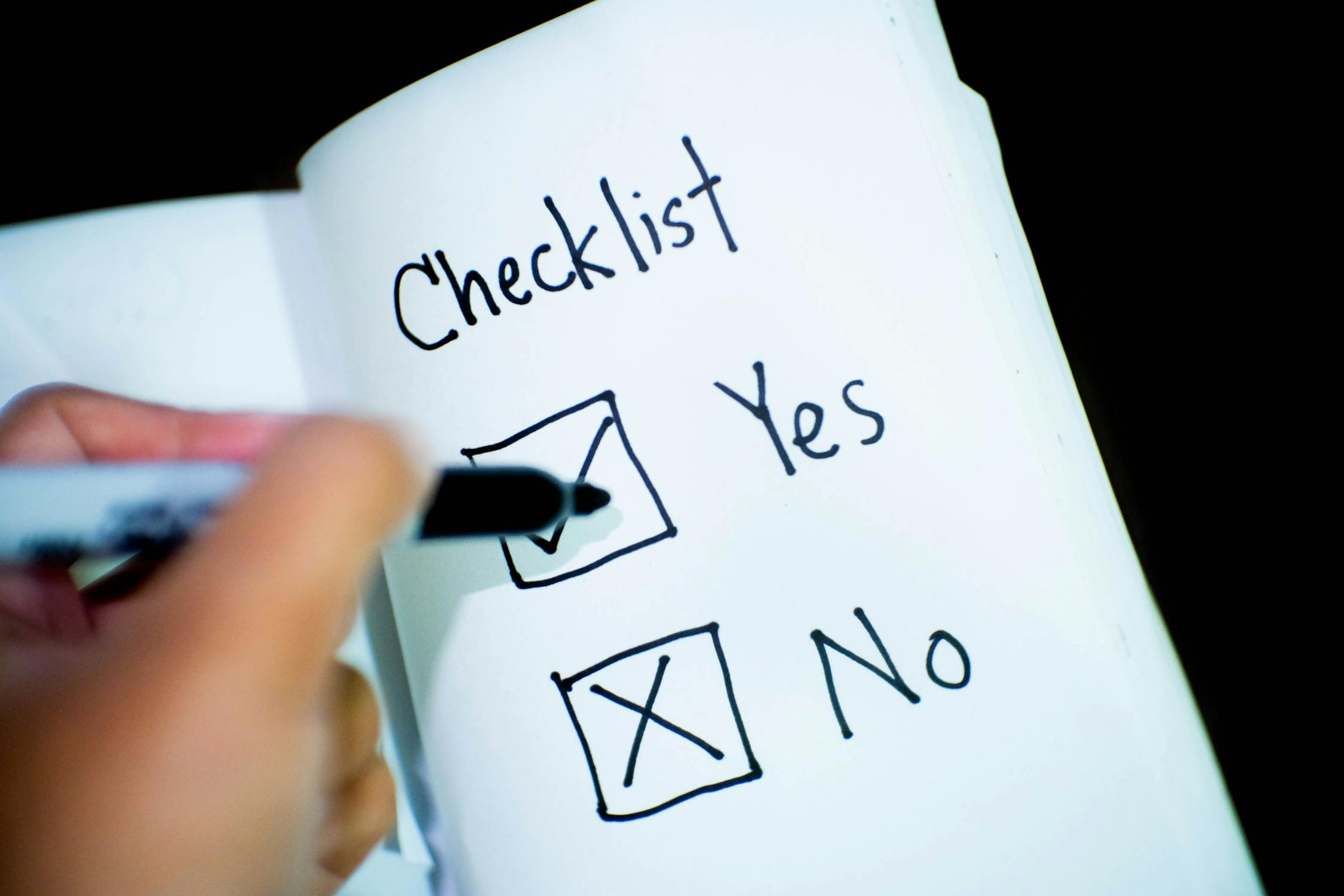 Checklist for the SMART Criteria