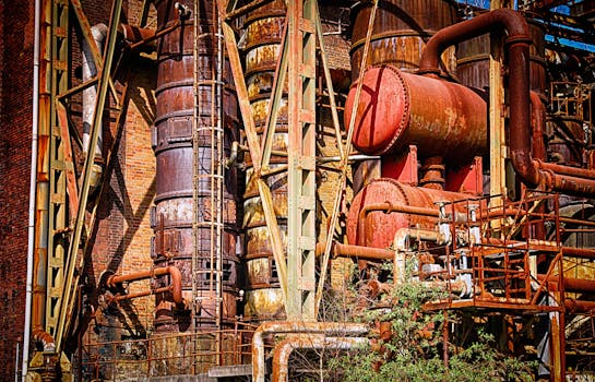 Free stock photo of construction, industry, metal, rust