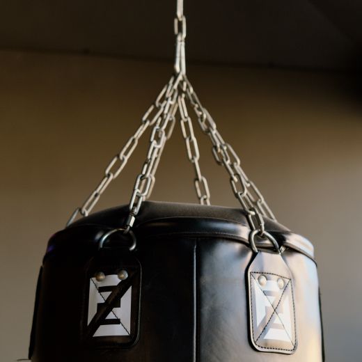 SACO heavy punching bag product photography