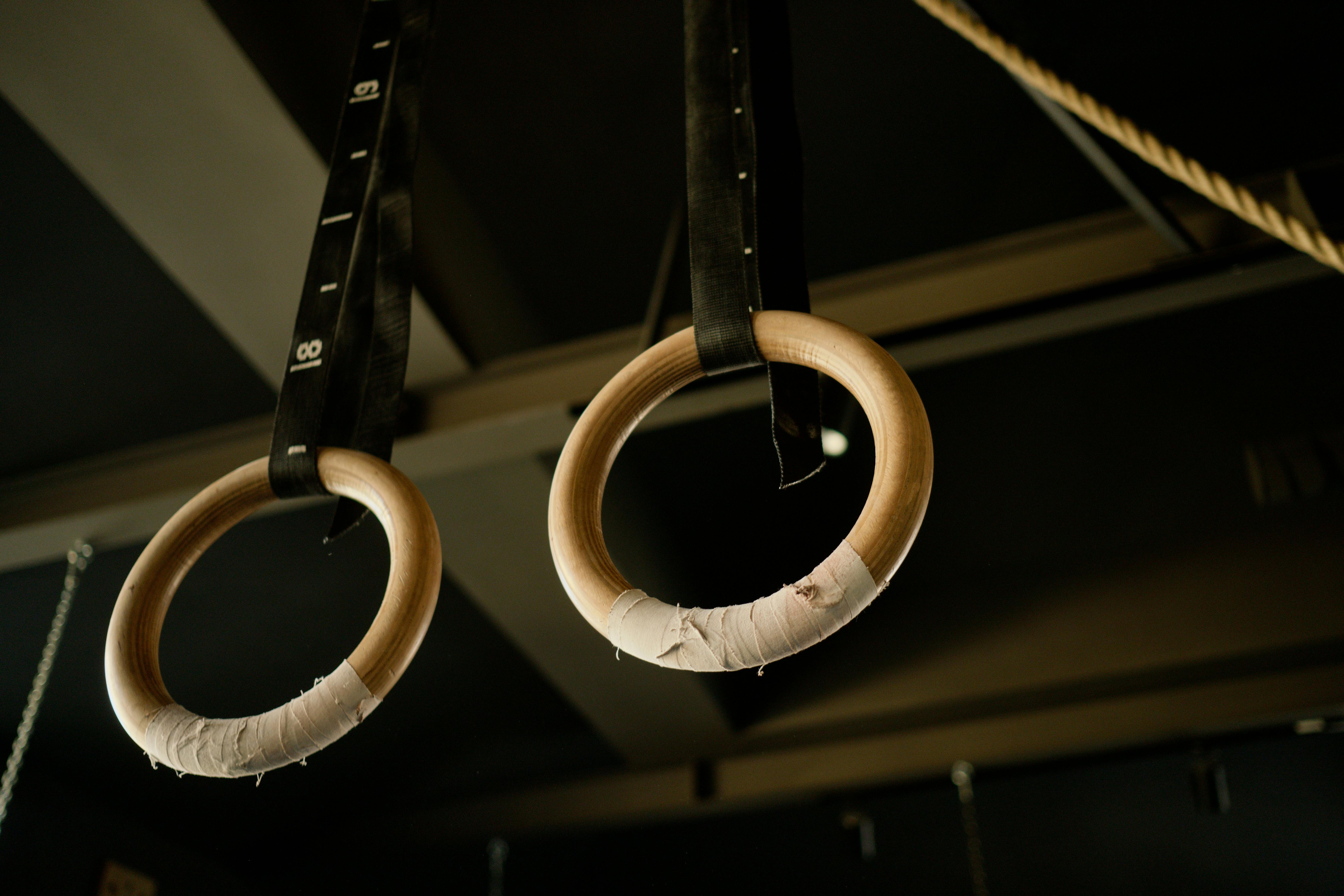 A pair of gymnastic rings