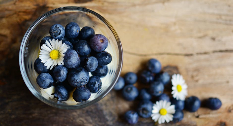 berries, blue, blueberries