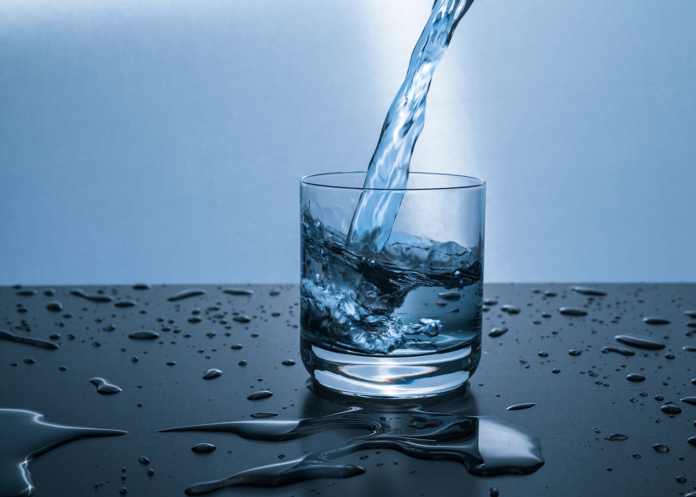 Clean filtered water