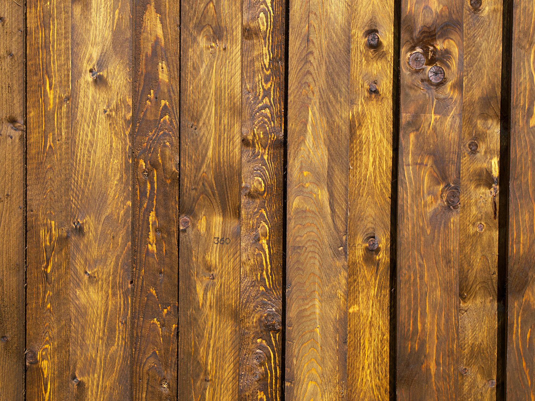 Fence and Decking Painting in Ham — woodwork brushed to a crisp, smooth line