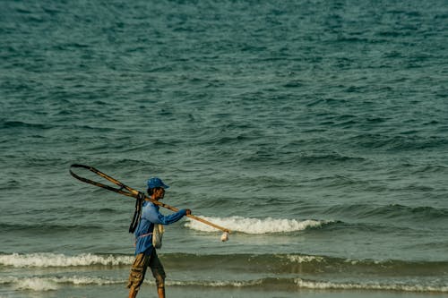 Foto stok gratis ala Vietnam, lautan, nelayan