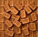 Parle-G Biscuits Laying on Top of Each Other 