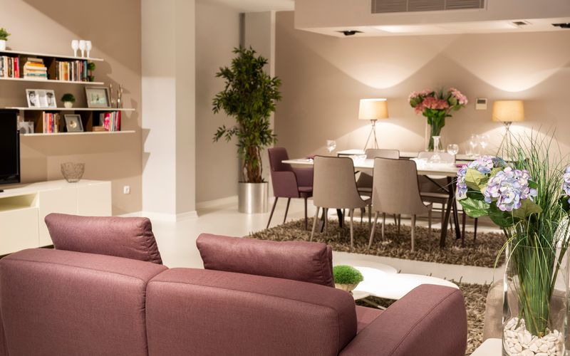 salón comedor contemporáneo