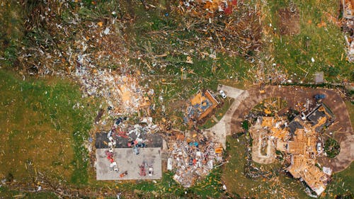 Foto profissional grátis de acidente, aéreo, aldeia