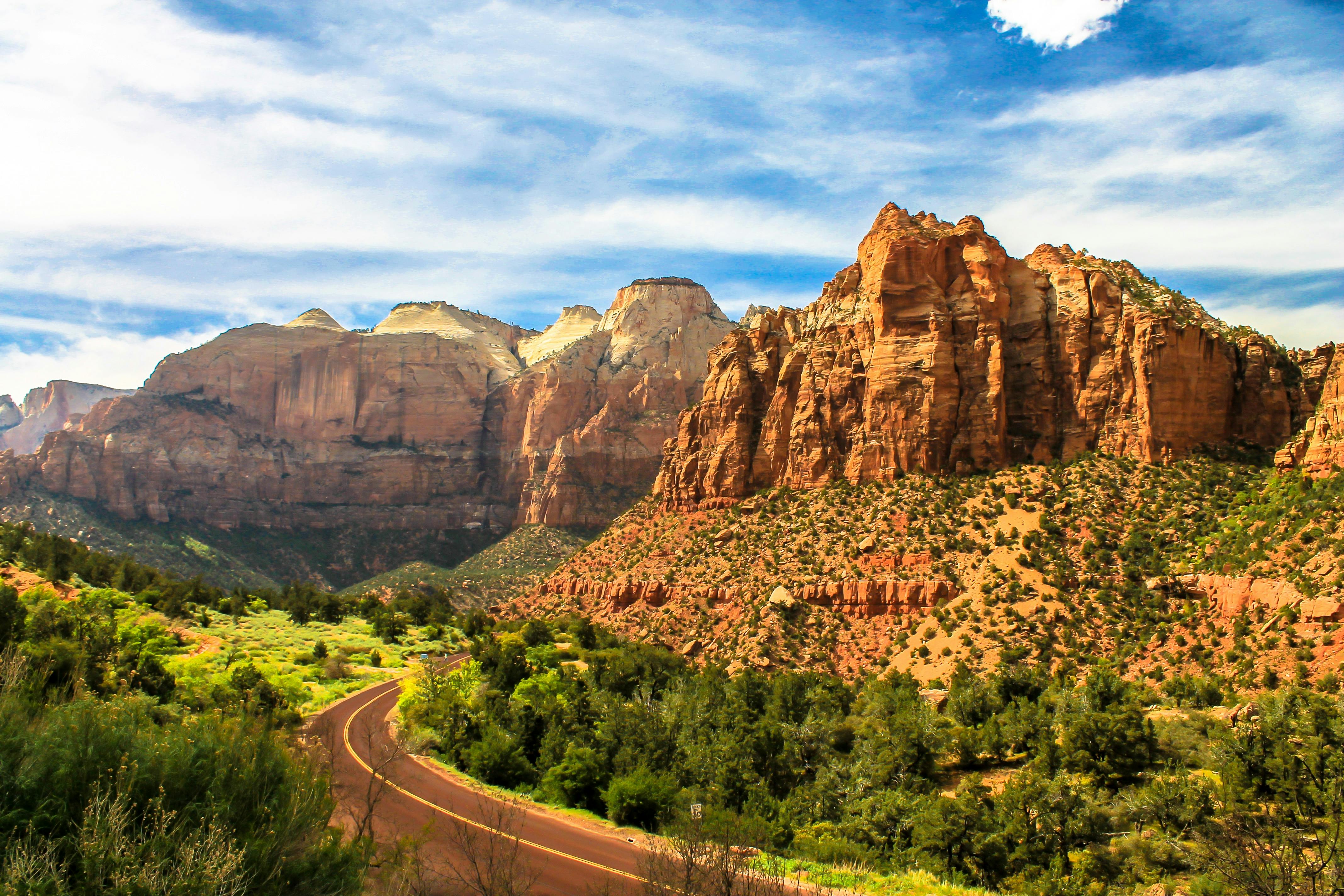 Free stock photo of blue sky, canyon, cliff