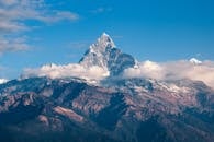 Gray and Brown Mountain