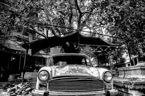 Free stock photo of ambessdor, car, junkyard Stock Photo