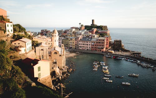 Foto d'estoc gratuïta de cinque terre, ciutat, edificis