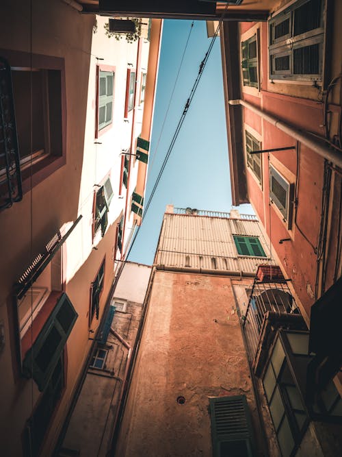 City Buildings Under the blue Sky