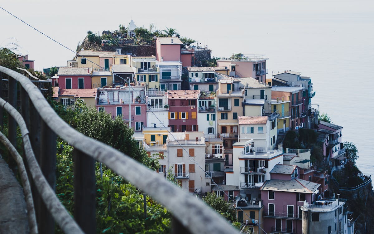 City Buildings Under the Gray Sky