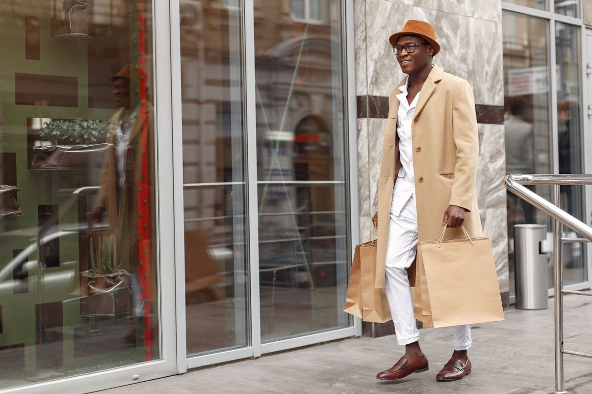 Slim Leather Mule, Cognac