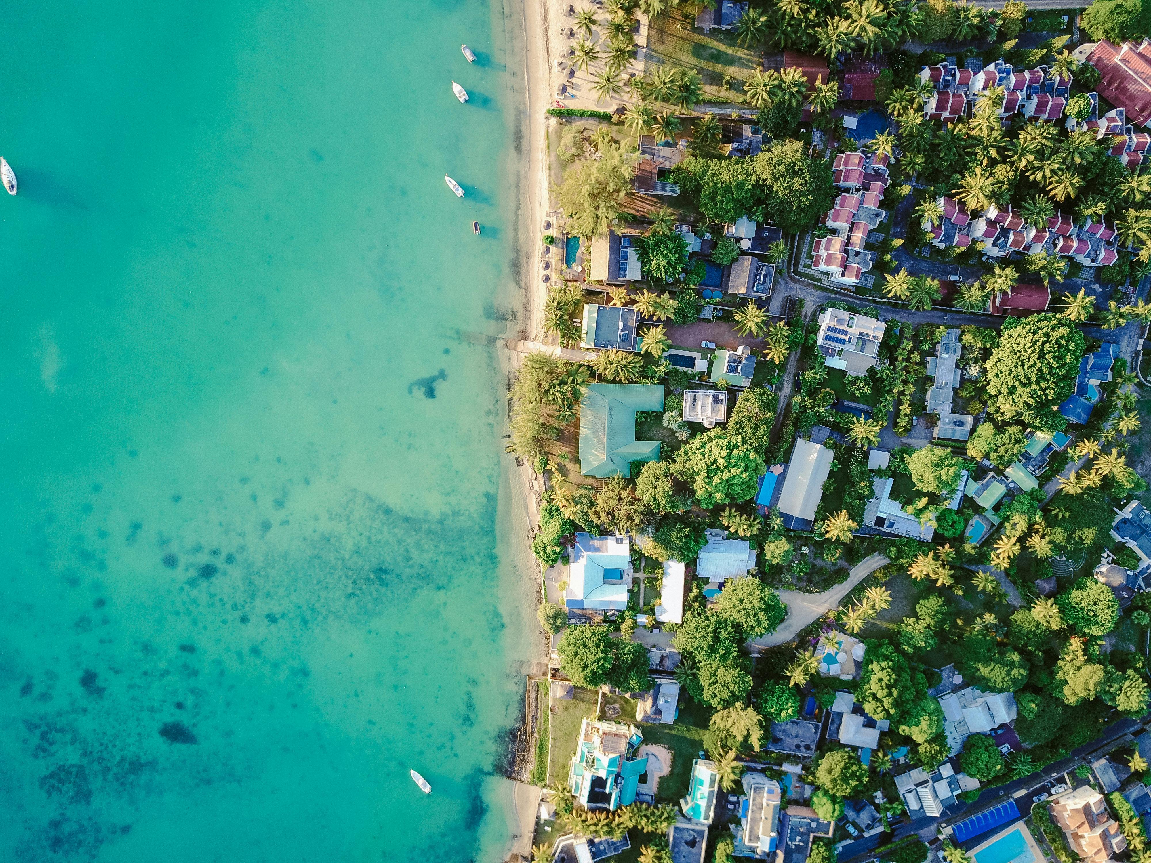 Free stock photo of sea, city, landscape, nature