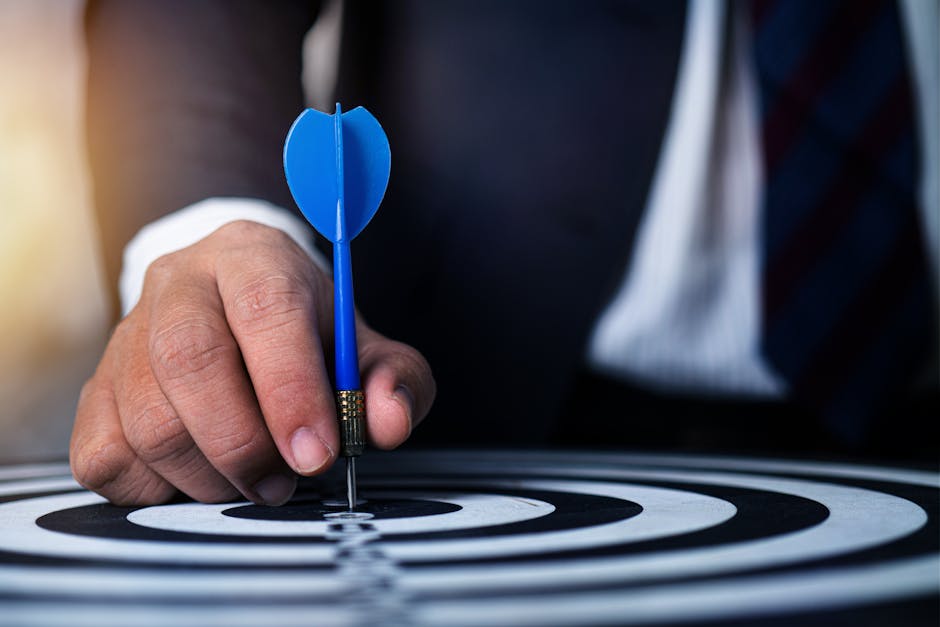 Target bullseye with strategic objectives - M&A strategy development
