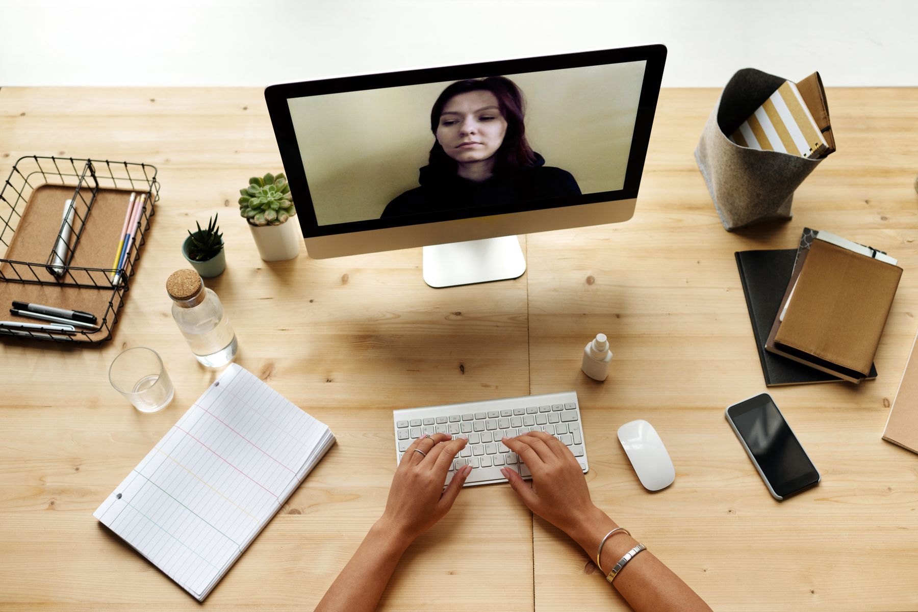 Developer participating in a remote working session