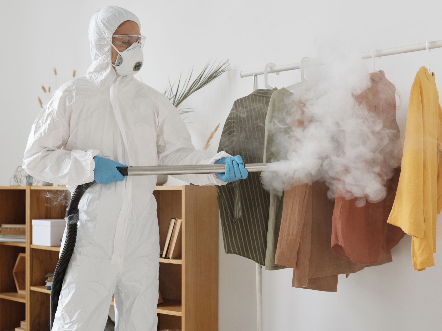 Kitchen Spraying in North Kensington — quality trade paint going on in two coats