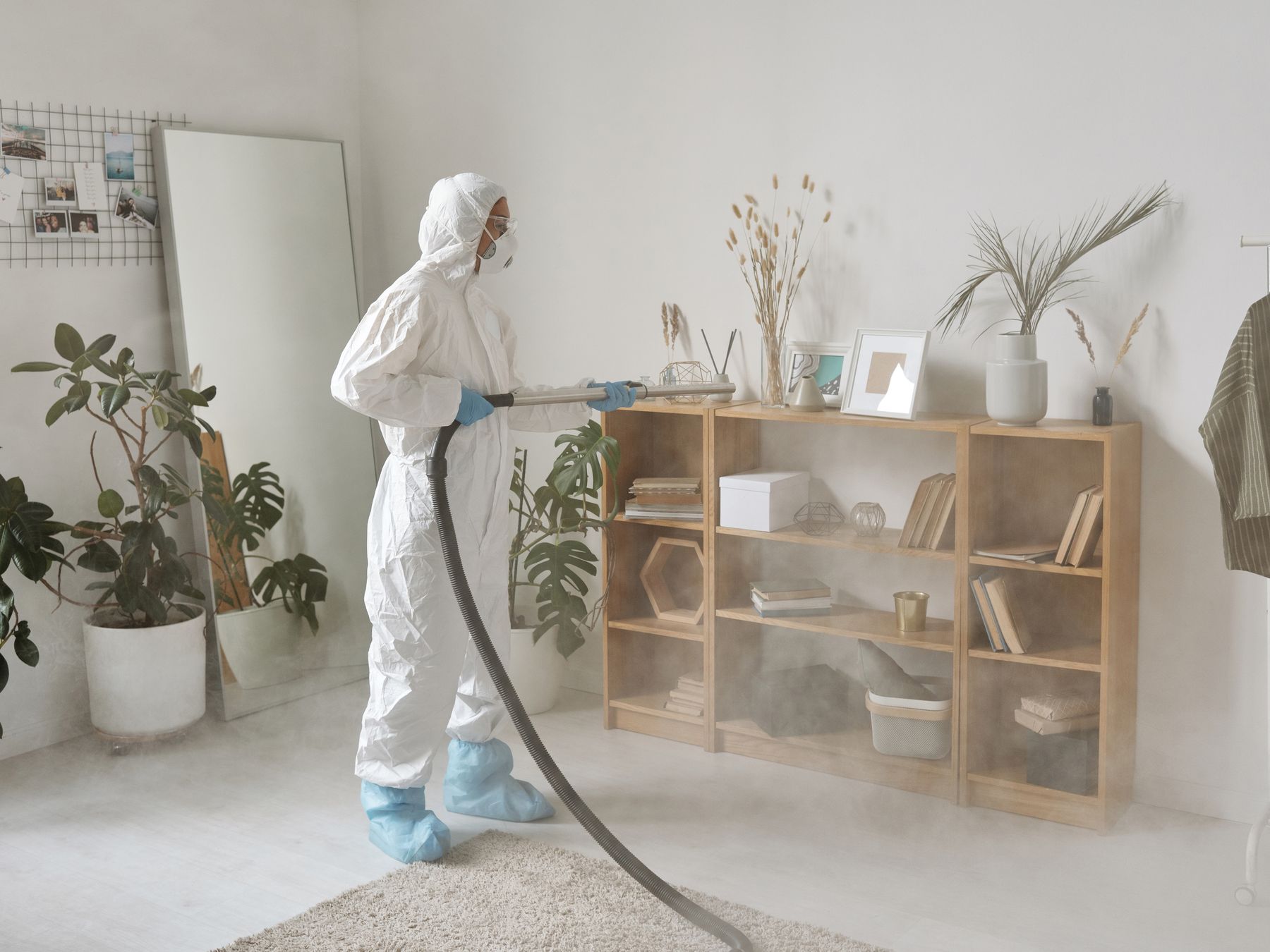 Kitchen Spraying in Teddington — walls rolled to an even, flat finish