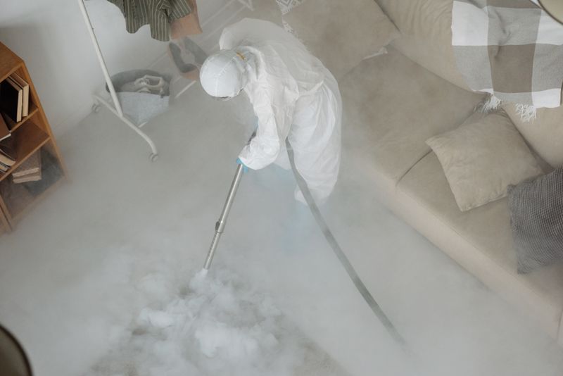 Pest control fumigation treatment in Alicante home — child and pet safe EU-approved products