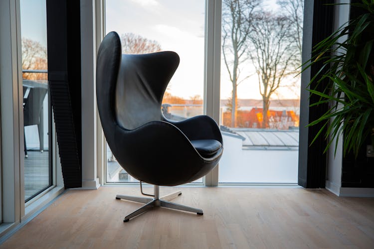 Comfortable Armchair Near Big Window