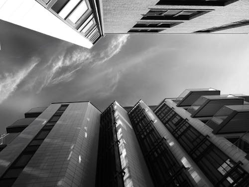 Buildings Under Clouds