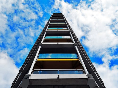 Low-angle Photography of Black Building