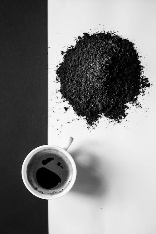 Immagine gratuita di arte, bianco e nero, caffè