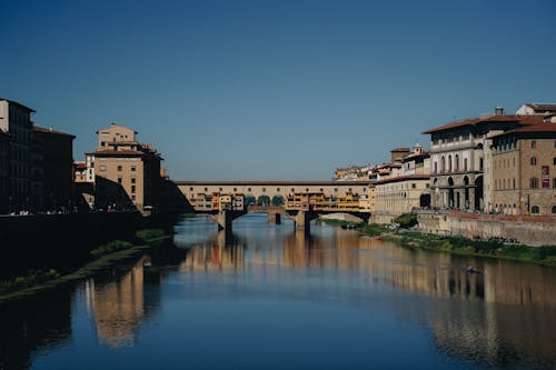 Δωρεάν στοκ φωτογραφιών με arno ποταμός, ponte vecchio, αντανάκλαση Φωτογραφία από στοκ φωτογραφιών