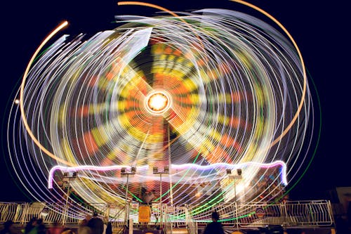 Free stock photo of amusement park, carnival, circle
