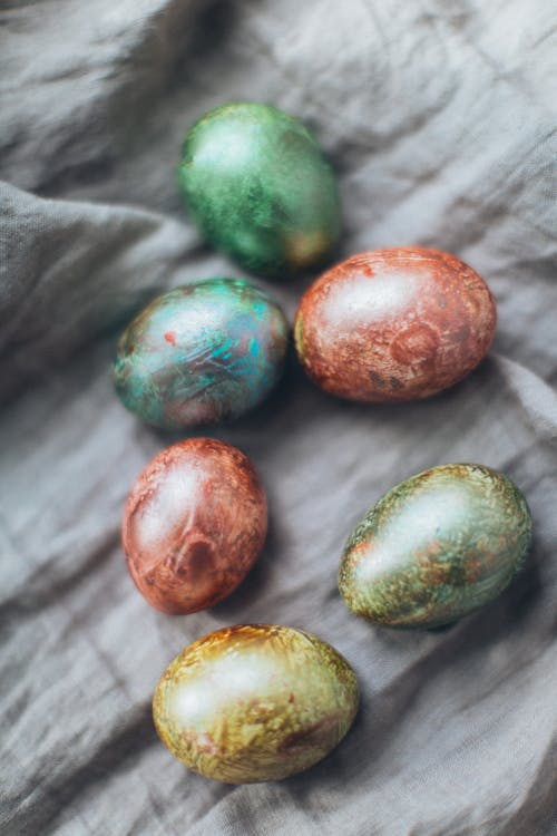 Free Colorful Easter Eggs Stock Photo