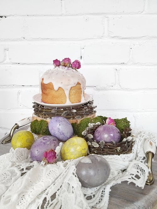 Free stock photo of decorate, easter cake, easter decorations