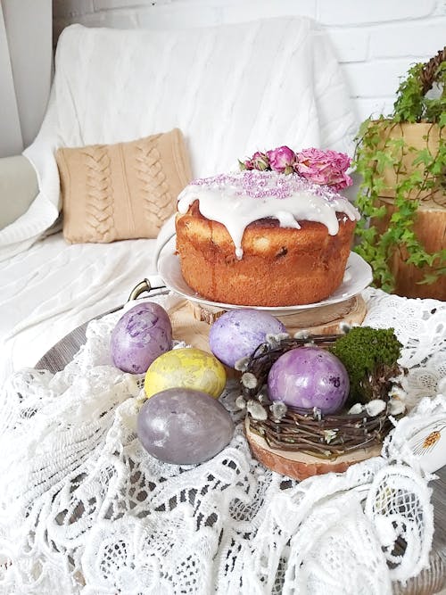 Free stock photo of cosiness, easter, easter cake