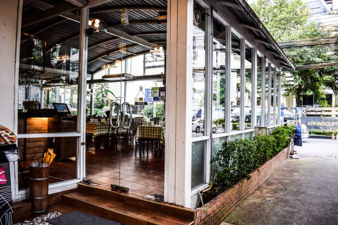 Commercial dining space