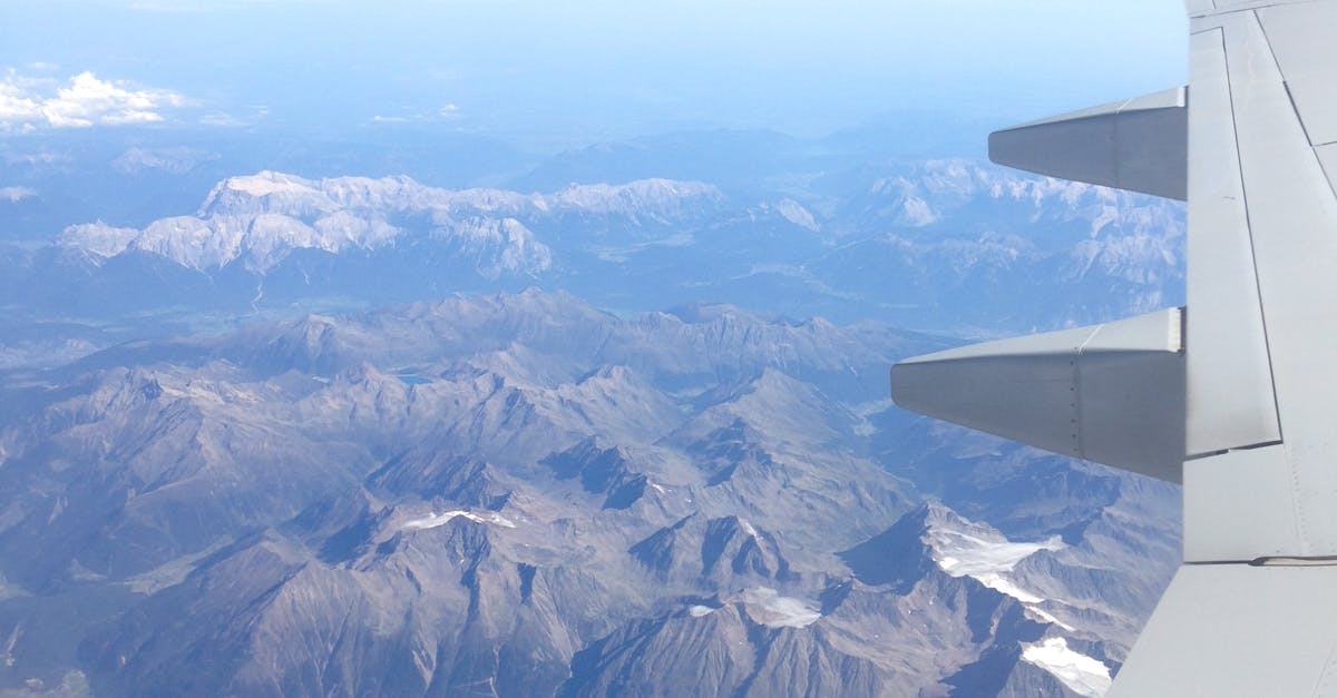 Free stock photo of alps, flight, mountain