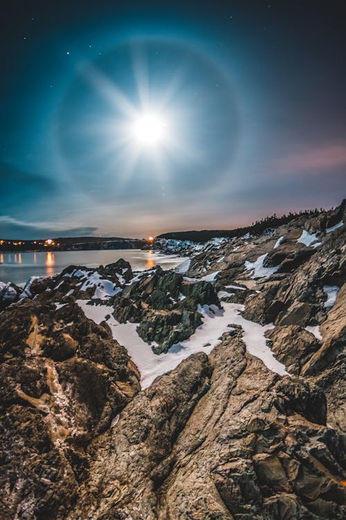 Fotobanka s bezplatnými fotkami na tému astronómia, atmosféra, breh