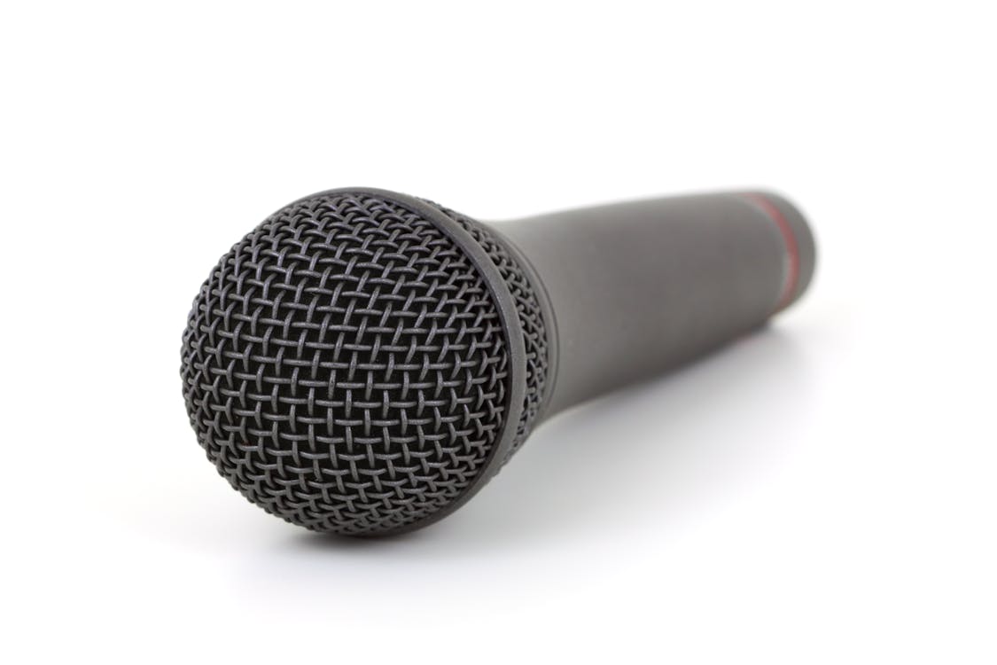 Free Black Microphone Stock Photo