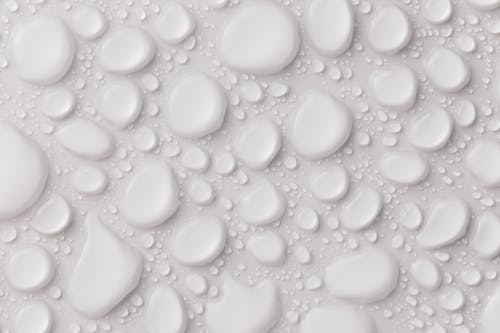 Free Abstract background with white glassy drops Stock Photo
