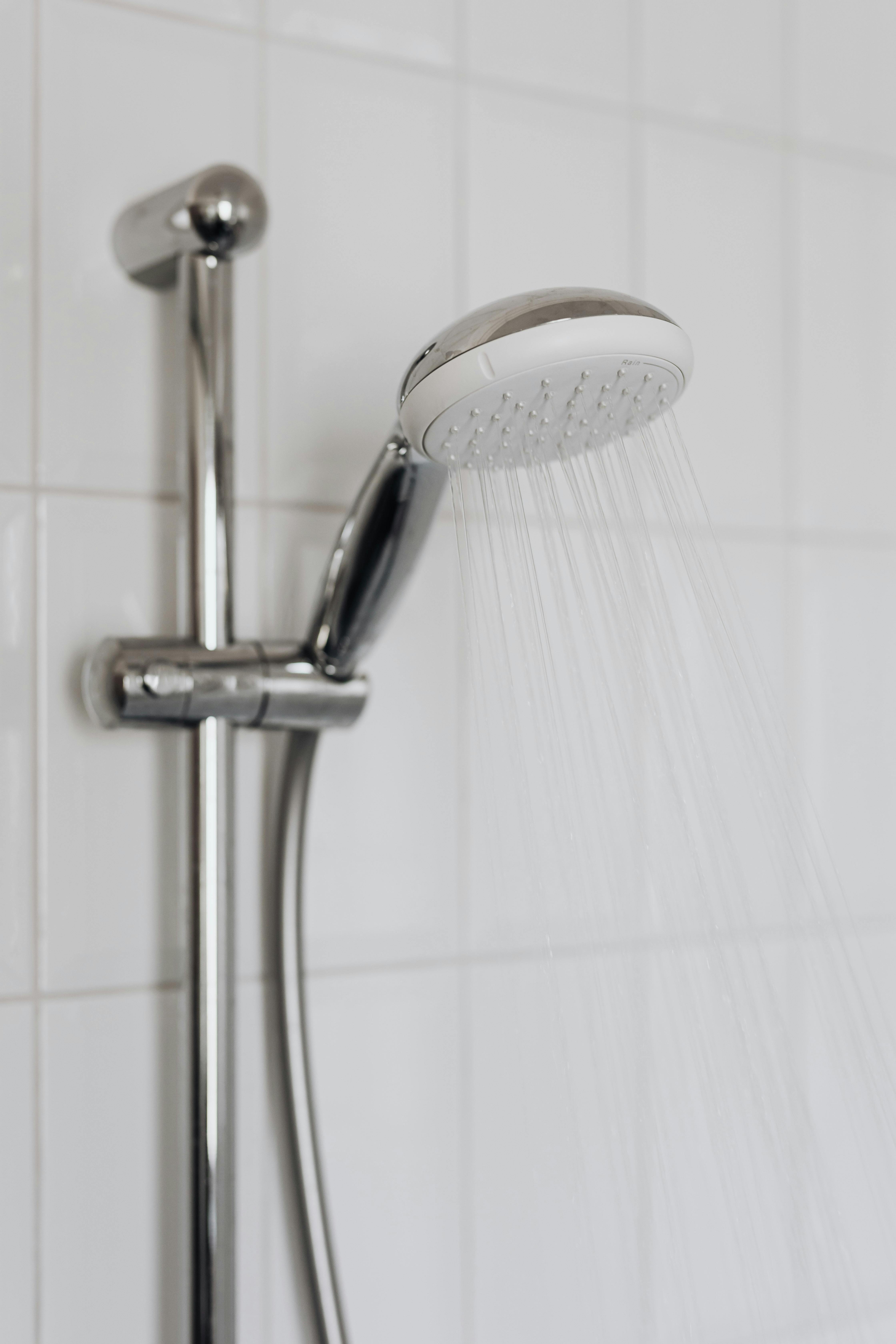 photo of a shower head