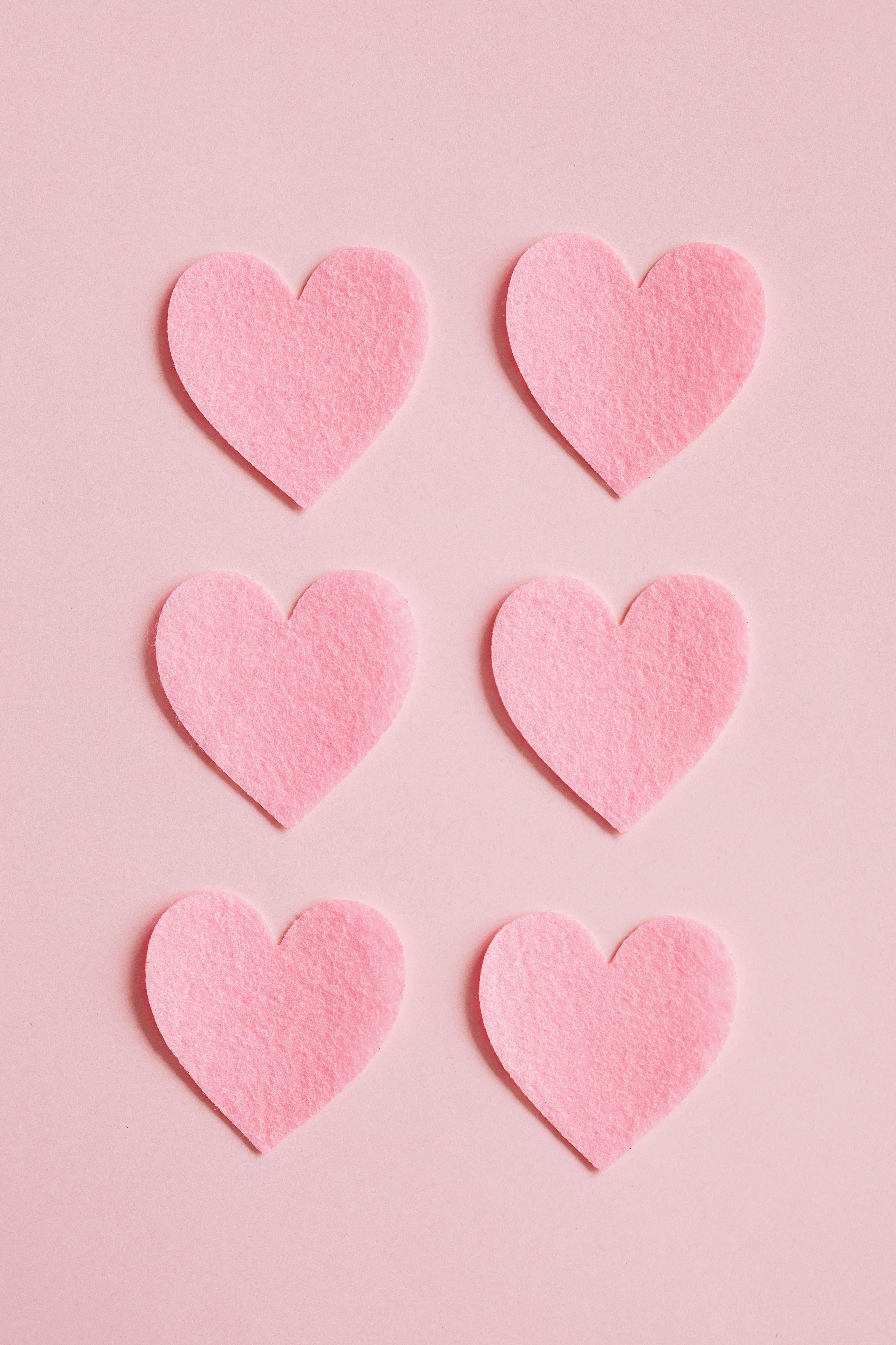 light pink hearts background