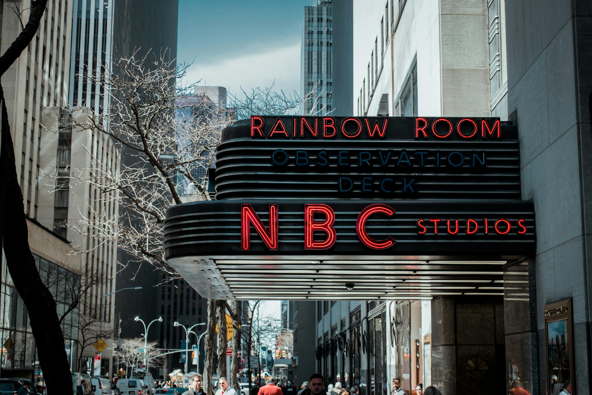 NBC Studios Shop on City Street, New York City, New York, USA