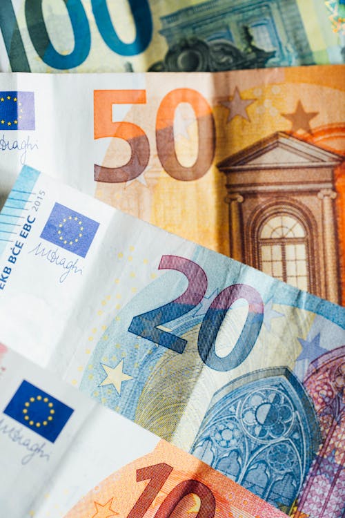 Free Photo of European Banknotes Stock Photo