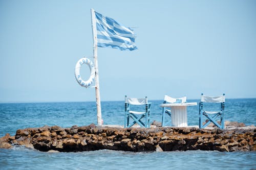 bayrak, deniz, koltuklar içeren Ücretsiz stok fotoğraf