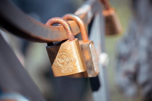 Free stock photo of chain, lock, metal