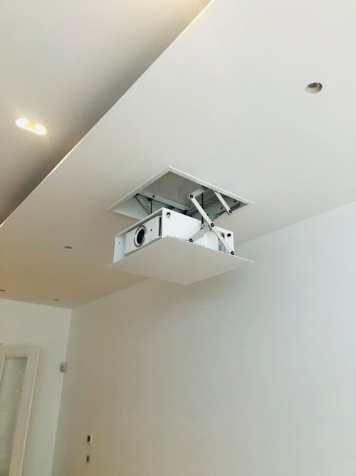 Modern projector built in ceiling